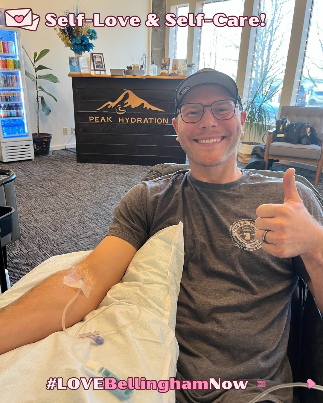 BHRECO team member at Peak Hydration | #LOVEBellinghamNow